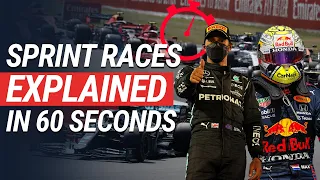 FORMULA 1 SET FOR FIRST EVER SPRINT RACE | F1 sprint races explained in 60 seconds