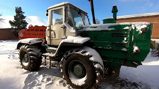 Запускаем Т-150 в первые морозы! Анатольевич вернулся! Дело пошло туго...