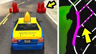 WHAT HAPPENS IF YOU SET A TRAP FOR A TAXI? (GTA 5)