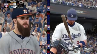 MLB The Show 17 PS4 WS Game 1 Houston Astros vs Los Angeles Dogers  10 24  2017