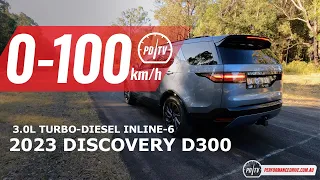 2023 Land Rover Discovery D300 0-100km/h & engine sound