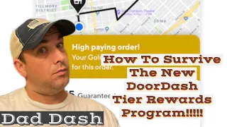 💰How To Survive the New DoorDash Tier Rewards Program!💰#doordash #ubereats #grubhub