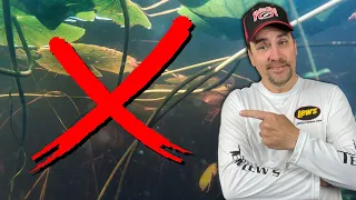 Stop Fishing Lily Pads Like This - Underwater Proof