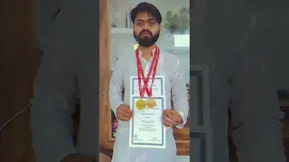 🥀❣️ Aligarh Muslim University Gold Medalist/ AMU Gold Medalist/ Gold Medalist/Gold Medal/ shorts