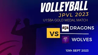 JPVL 2023 - U15BA - Gold Medal Match - Dragons Red  vs Wolves