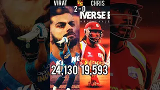 Virat Kohli Vs Chris Gayle | Full Comparison Video | #shorts
