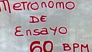 METRÓNOMO DE ENSAYO A 60 BPM