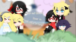 Menma and Boruto react to each other's world // [ part 2/2 ] / gacha // Sakuhina / Sasunaru //