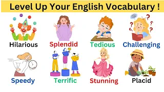 Level Up your English Vocabulary ! |  Improve Your English |  Listening | English Vocabulary