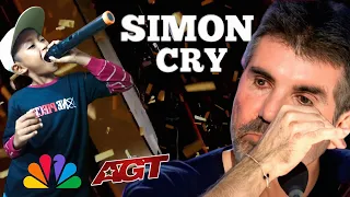 American got talent 2024 Simon cry listen to this child's  extraordinary voice Air Supply Goodbye