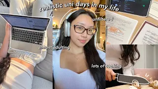 REALISTIC DAYS IN MY LIFE 🌱 writing a midterm, what i eat & being unfiltered | almost adulting