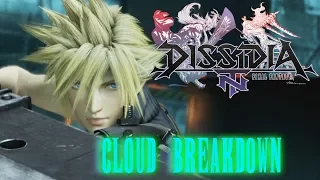 CLOUD BREAKDOWN!!!: Dissidia Final Fantasy NT