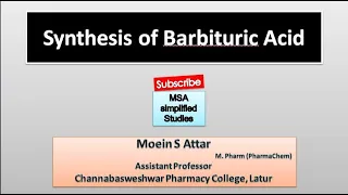 Synthesis of Barbituric Acid From Urea| MC-I|EXP-9