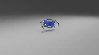 Blender Animated four-leg creature 1.0
