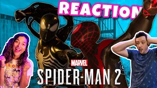 MARVEL'S SPIDERMAN 2 GAMEPLAY REVEAL | TRAILER REACTION | First Look Kraven the Hunter & Venom