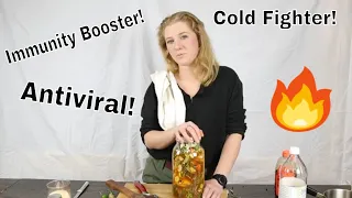 Fire Cider Recipe/Immune Booster/Cold + Flu Remedy