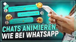 Chats animieren wie bei WhatsApp - Filmora 12 Tutorial