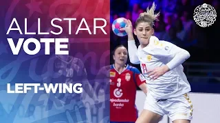 ALL STAR TEAM Selection | Left-wing | Women's EHF EURO 2018