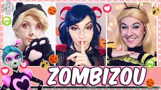 Cosplayers React to Miraculous Ladybug - Zombizou 🎃