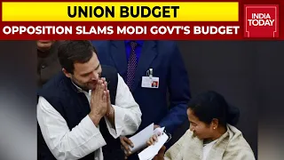 Union Budget: Opposition Slams Modi Government's Budget, TMC Says Nothing In Budget For Middle Class