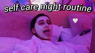 self care night routine...on a school night