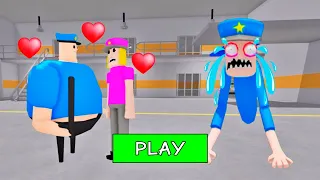 SECRET UPDATE | POLICE COP FALL IN LOVE WITH BABY POLICE GIRL? SCARY OBBY ROBLOX #roblox #obby