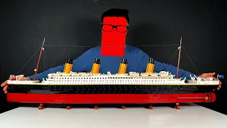 LEGO macht ne Ansage: 1,35 Meter lang, keine Sticker & 630€! | 'Titanic' Set 10294