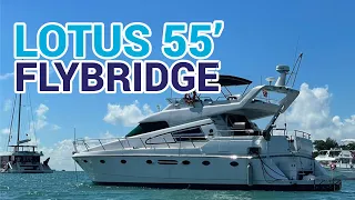 1993 Lotus 55' Flybridge for Sale in the Online Boat Show and Expo