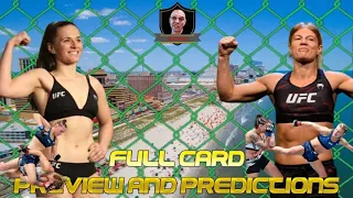 UFC Fight Night Blanchfield vs Fiorot Full Card Analysis, Prediction & Breakdown (UFC Atlantic City)