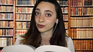 RILASSATI.. SEI IN BIBLIOTECA! ASMR Roleplay | Tracing, Tapping, Keyboard, Reading