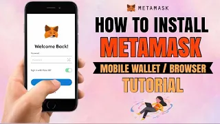 How to INSTALL Metamask Mobile Wallet | App Tutorial + Navigation