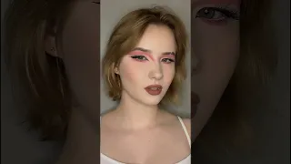 Как вам? «Розовый макияж» 🥰💋 я очень старалась #makeup #макияж