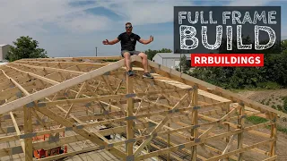 Full Building Frame from Start to Finish 2 guys 4 days