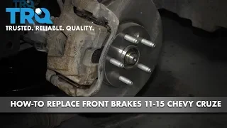 How to Replace Front Brakes 11-15 Chevy Cruze