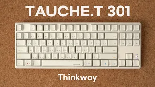 Thinkway TAUCHE.T 301 new color Neon White keyboard review