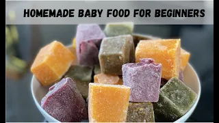 HOW TO MAKE BABY FOOD: STEP BY STEP BABY FOOD MEAL PREP / HOMEMADE BABY PUREES