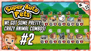 WE GOT SOME PRETTY CRAZY ANIMAL COMBOS! | Let's Play Super Auto Pets | Part 2