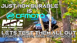 CFMOTO Z950 CForce 600 Durability Testing