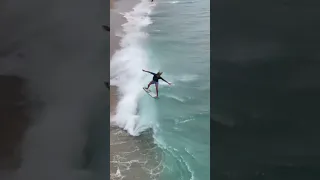 One Wave at a Pro Skimboarding Contest #shorts #skimboarding #shorebreak