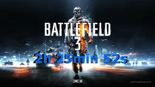 Battlefield 3 Any% Speedrun 2:25:52 NEW PB IN DESCRIPTION