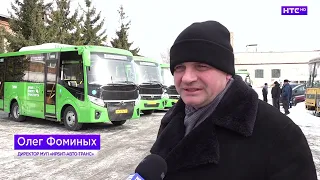 Новые автобусы в автопарке общественного транспорта Ирбита