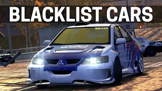 NFS Most Wanted - Start of Career with Blacklist Cars