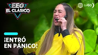 EEG El Clásico: Melissa Loza tuvo un momento de pánico  (HOY)