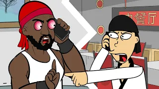 Asian Restaurant Delivery Rage Prank (animated)