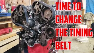 How to Change Timing Belt/Water Pump/Tensioner | Mitsubishi 3000GT/Stealth