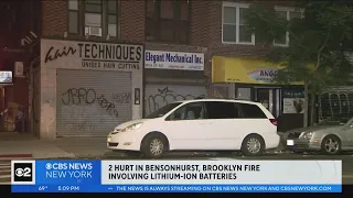 2 hurt in lithium-ion battery fire in Brooklyn