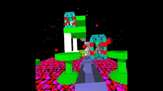 Playing ZX Spectrum Exolon remake in Virtual Reality