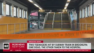 Teens struck by L train in Brooklyn, 1 killed