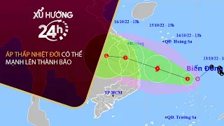 [Xu hướng 24h] Áp thấp nhiệt đới cách Bình Định 300km, cảnh báo mưa lên tới 800mm | VTC Tin mới