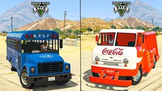 GTA 5 Coca-Cola Truck vs Prison Bus - Which is Best ? @Twin Gaming @GG808  @Umbo Cars